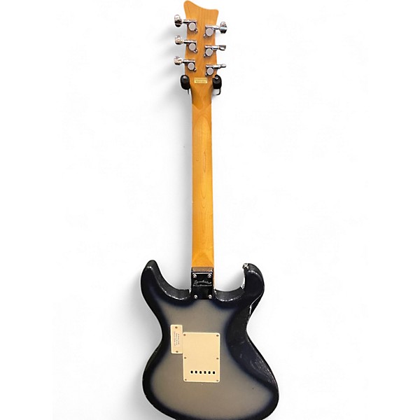 Used Danelectro Innuendo Blue Sparkle Burst Solid Body Electric Guitar