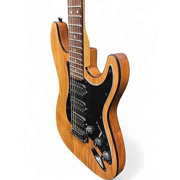 Used Partscater S Style 3 Pickup Spalted Maple Solid Body Electric Guitar