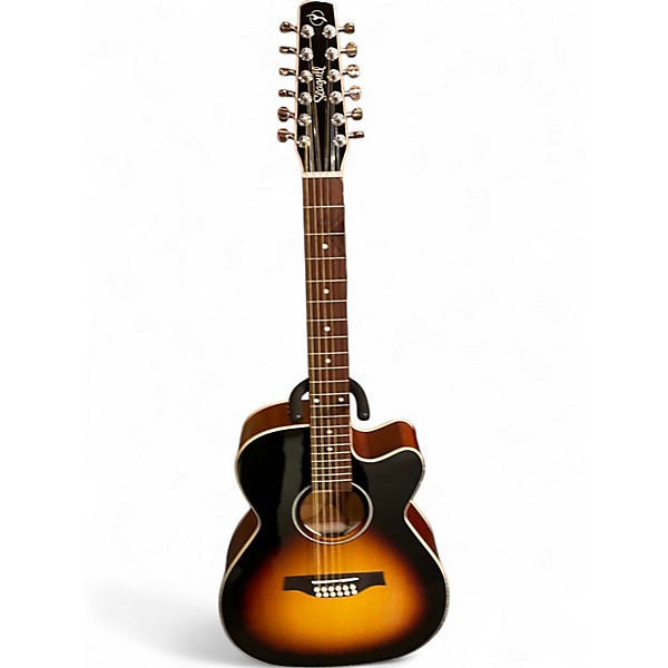 Used Seagull S12 CH CW Sunburst 12 String Acoustic Electric Guitar