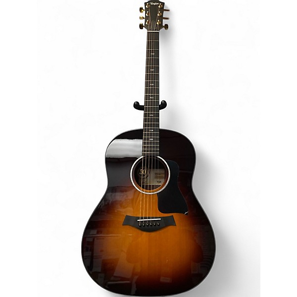Used Taylor 217e 50th Anniversary Sunburst Acoustic Electric Guitar