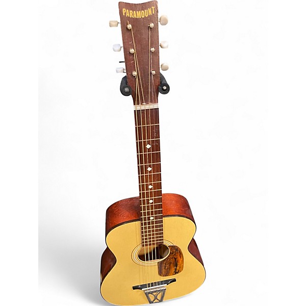 Used Paramount PA610 Paramount natural Acoustic Guitar