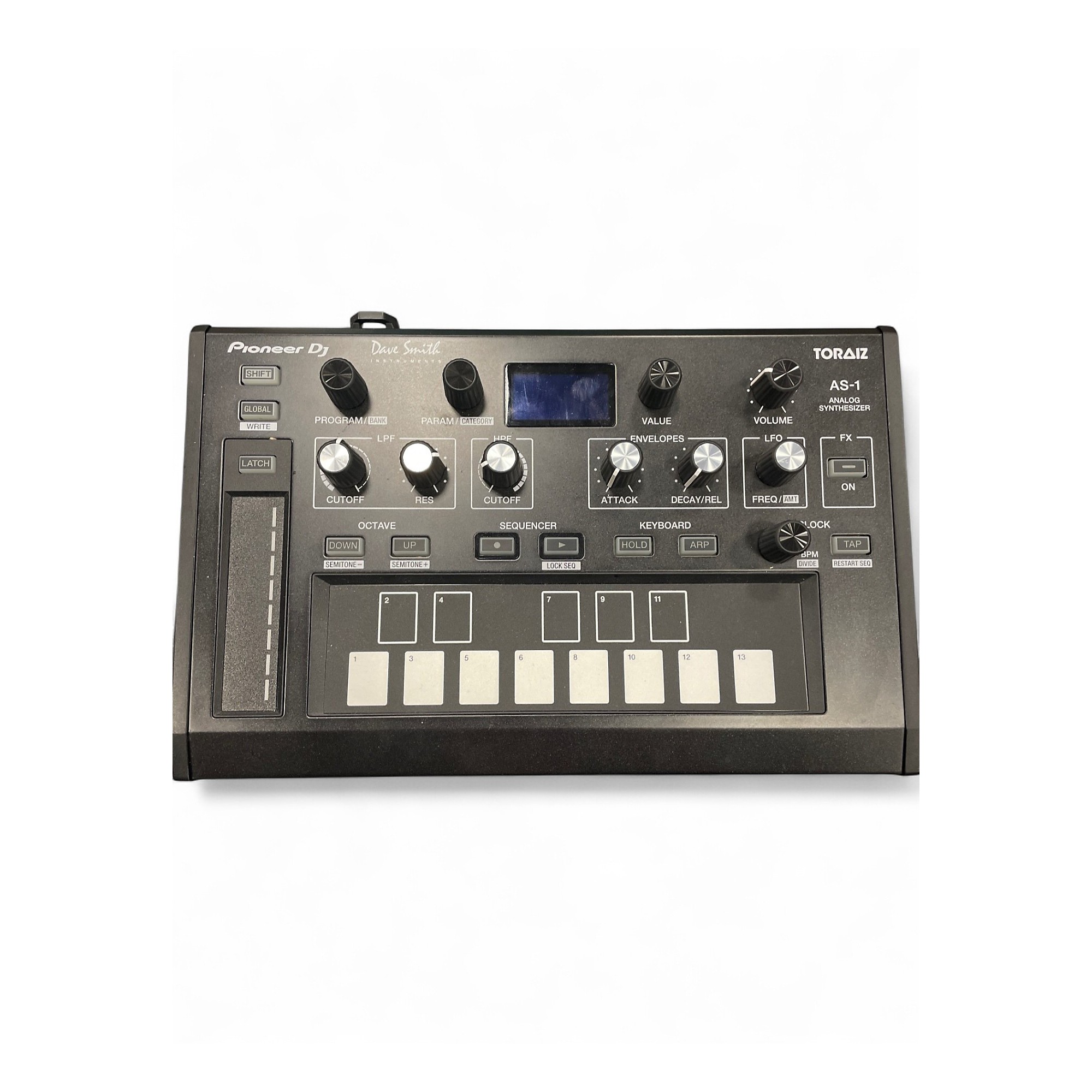鍵盤楽器 Pioneer DJ TORAIZ AS-1 TORAIZ AS-1 Monophonic analog synthesizer (black) - Pioneer DJ