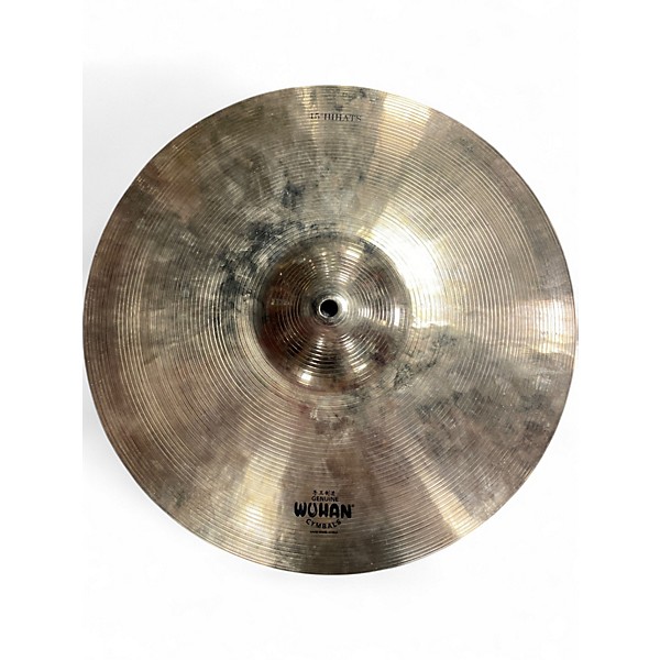 Used Wuhan Cymbals & Gongs 15in hihat Cymbal