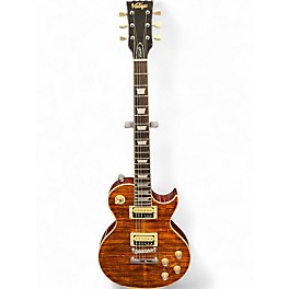 Used Vintage Paradise V100 Flame Amber Solid Body Electric Guitar