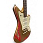 Used Fano Guitars Alt-De Facto JM6 AZTEC GOLD OVER RED Solid Body Electric Guitar