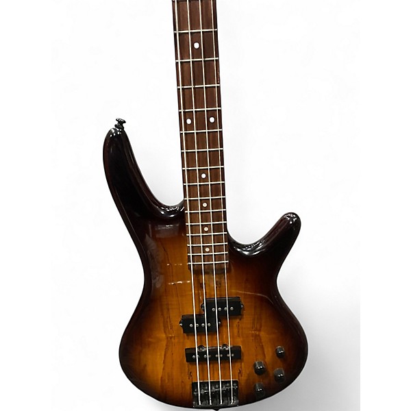 Used Ibanez GSR200SM Brown Sunburst Electric Bass Guitar