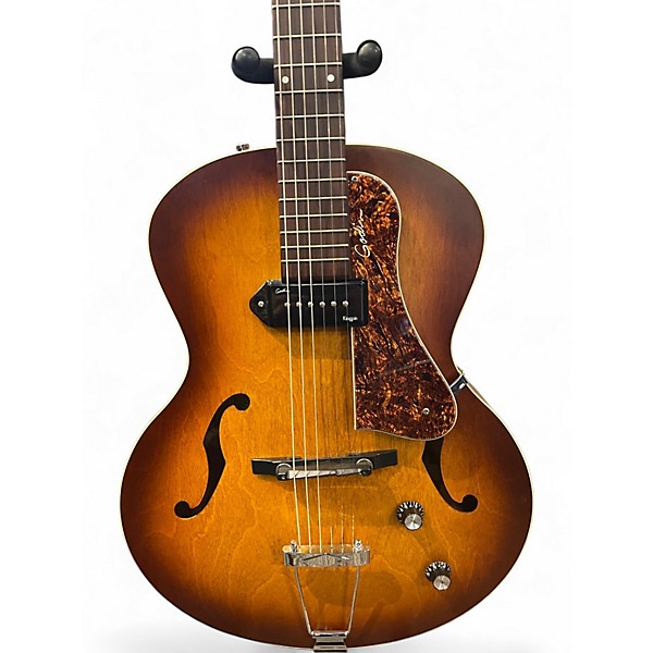 Used Godin 5th Avenue Kingpin P90 cognac burst Hollow Body Electric Guitar