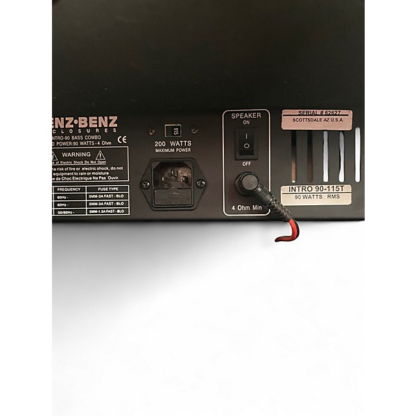 Used Genz Benz INTRO 90 Bass Combo Amp
