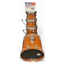 Used Ludwig 5 Piece Classic Maple Exotic Quilted Makore Veneer Drum Kit