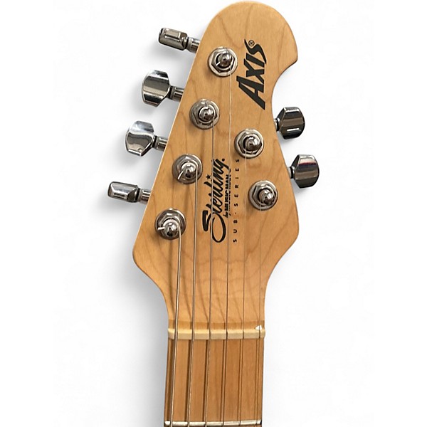 Used Sterling by Music Man Axis Quilted Maple Spectrum Red Solid Body Electric Guitar