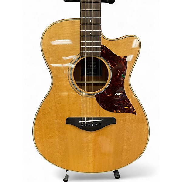 Used Yamaha AC1M Natural Acoustic Electric Guitar Natural