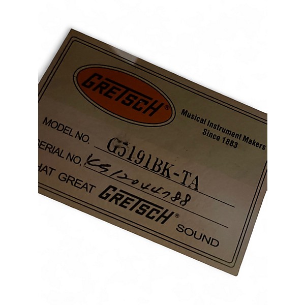 Used Gretsch Guitars G5191 Tim Armstrong Signature Electromatic Satin Black Hollow Body Electric Guitar