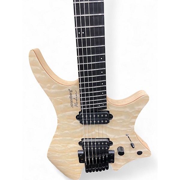 Used strandberg Boden Prog 7 Natural Quilt Solid Body Electric Guitar