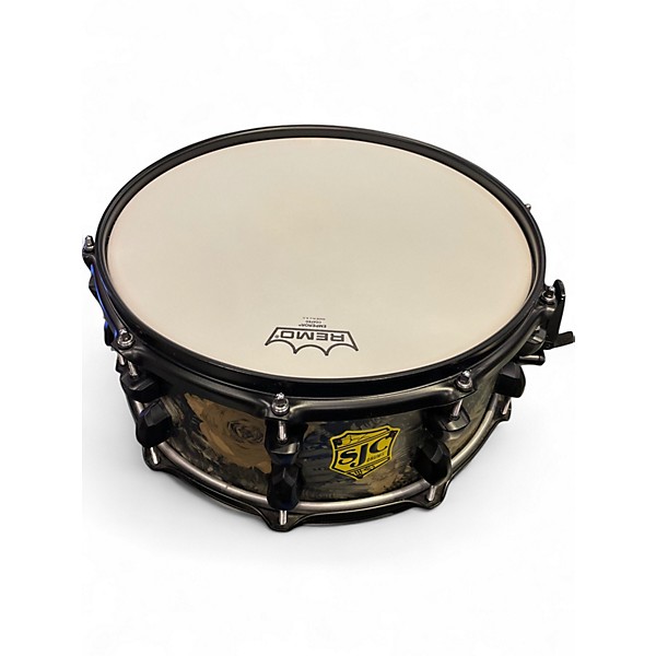 Used 2019 SJC Drums 14in Josh Dunn Trench Camo Camo Drum