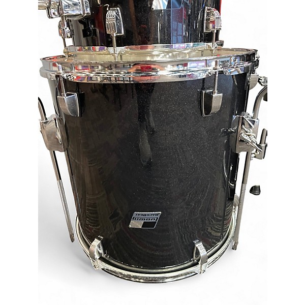 Used Ludwig 4 Piece Backbeat Metallic Black Drum Kit