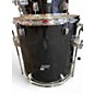 Used Ludwig 4 Piece Backbeat Metallic Black Drum Kit