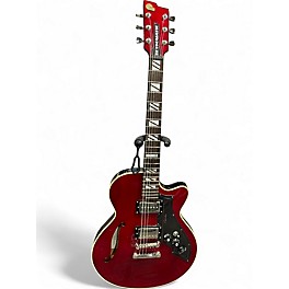 Used PEERLESS Retromatic p3 Candy Apple Red Solid Body Electric Guitar