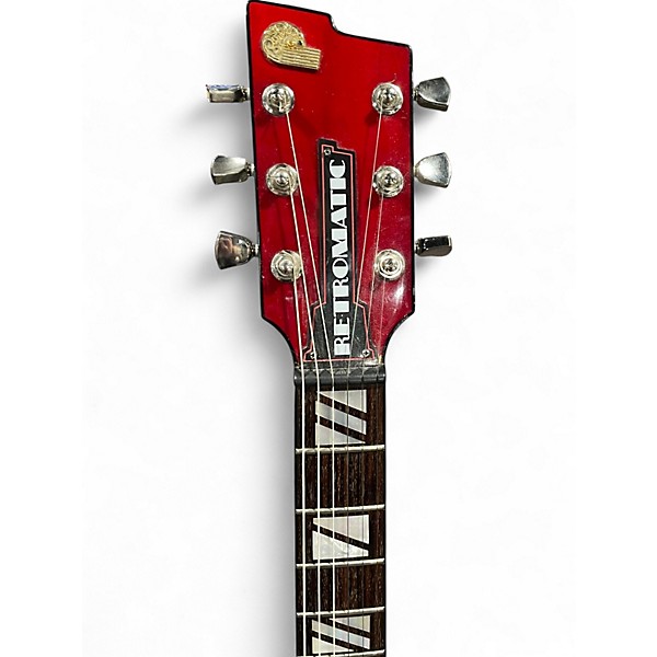 Used PEERLESS Retromatic p3 Candy Apple Red Solid Body Electric Guitar