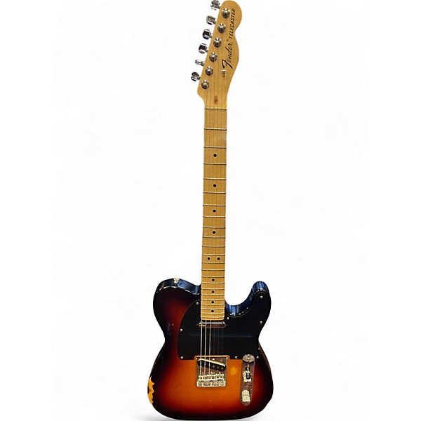 Used Fender American Standard Telecaster 3 Color Sunburst Solid Body Electric Guitar