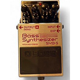 Used BOSS SYB5 Bass Synth Bass Effect Pedal
