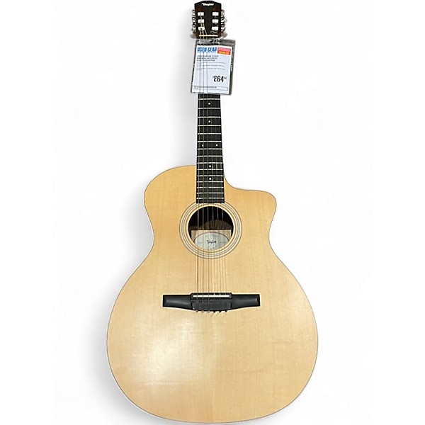 Used Taylor 214CE Natural Acoustic Electric Guitar