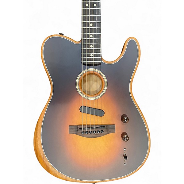 Used Fender Acoustasonic Player Telecaster Sunburst Acoustic
