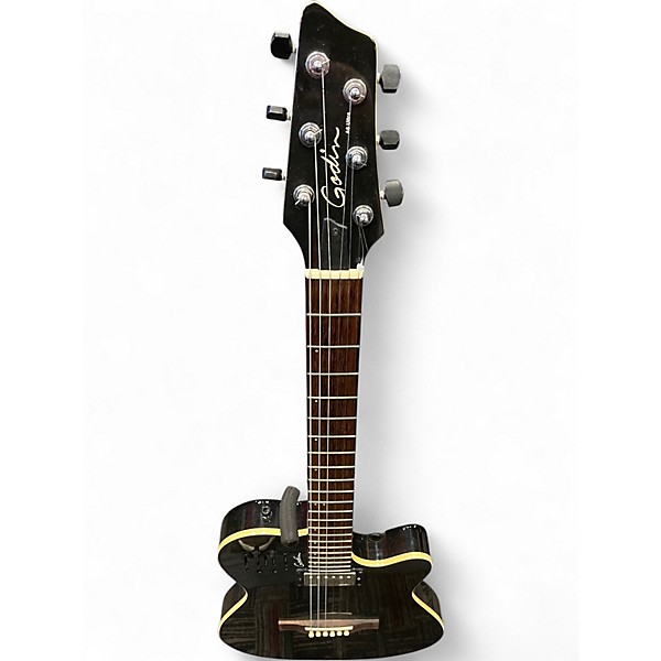 Used Godin A6 Ultra Black Acoustic Electric Guitar