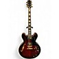 Used Aio SEMI HOLLOW Red Burst Hollow Body Electric Guitar thumbnail