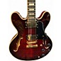 Used Aio SEMI HOLLOW Red Burst Hollow Body Electric Guitar