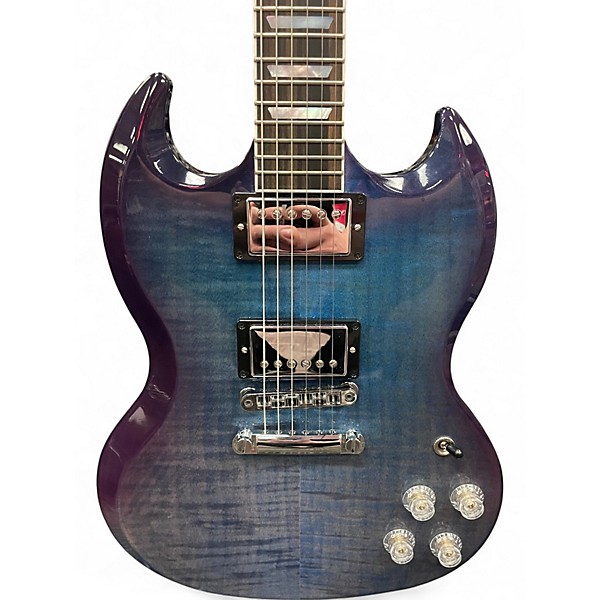 Used Gibson SG Modern Blueberry Fade Solid Body Electric Guitar