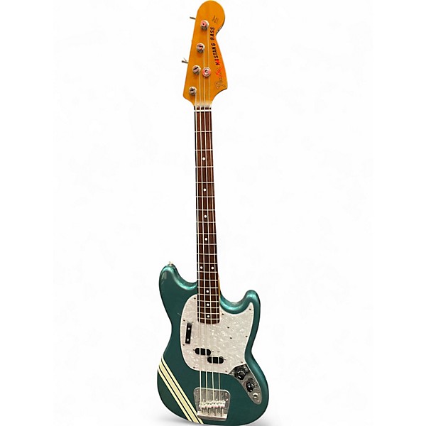 ギター Fender Vintera Mustang Bass SeaFormGreen Fender Vintera '60s Mustang Bass - Sea Foam Green | Sweetwater