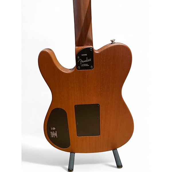 Used Fender American Acoustasonic Telecaster Sunburst Acoustic Electric Guitar