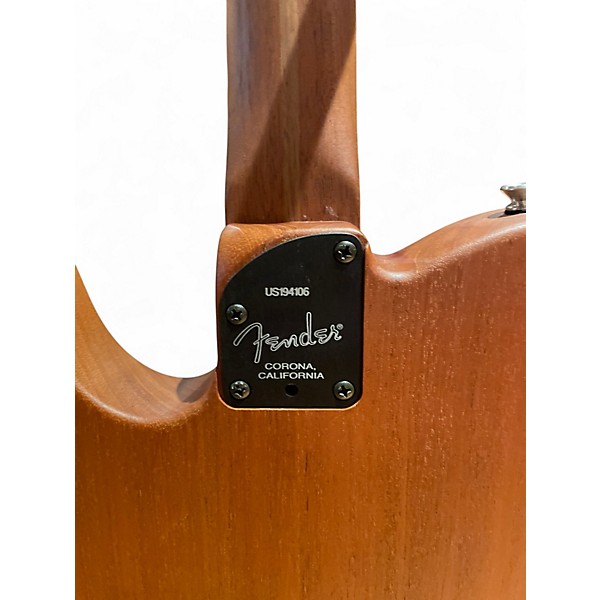 Used Fender American Acoustasonic Telecaster Sunburst Acoustic Electric Guitar