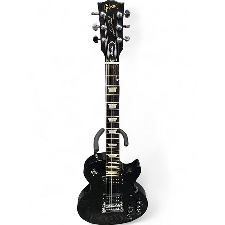 Used Gibson Les Paul Studio Black Solid Body Electric Guitar