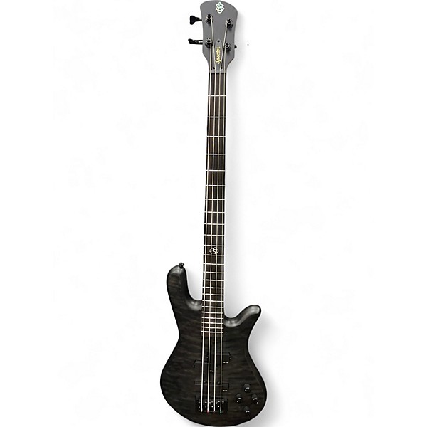 Used Spector NS Pulse II Trans Black Electric Bass Guitar