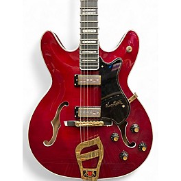 Used Hagstrom Viking II Red Hollow Body Electric Guitar