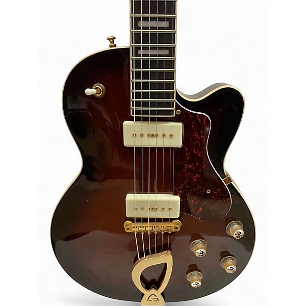 Used Guild Aristocrat P90 2 Color Sunburst Solid Body Electric Guitar