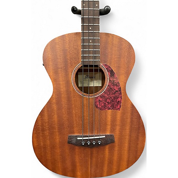 Used Ibanez pcbe 12 mh Mahogany Acoustic Bass Guitar