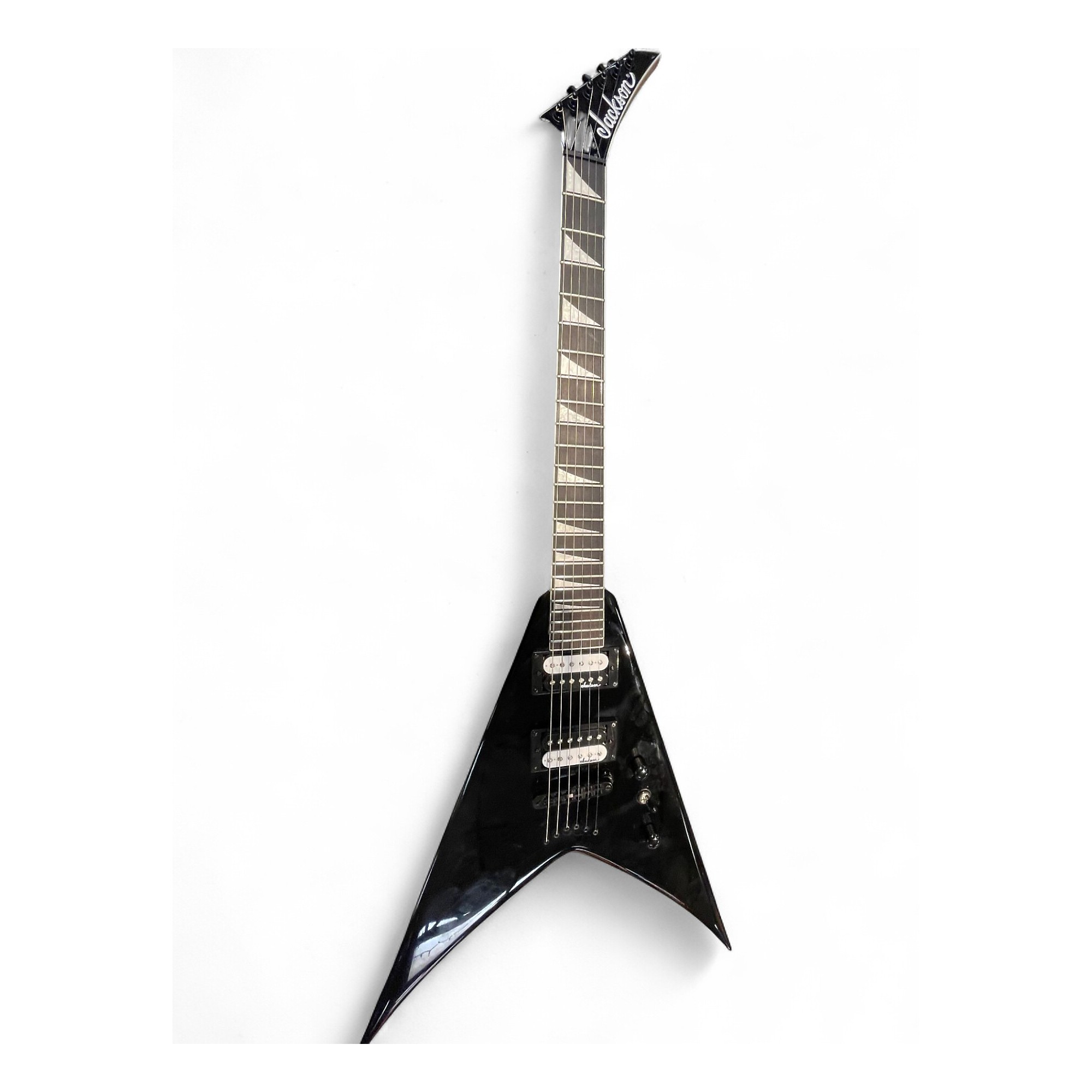 Used Jackson JS32 King V Black Solid Body Electric Guitar