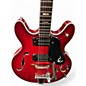 Vintage 1970s Epiphone ea-250 red Hollow Body Electric Guitar thumbnail