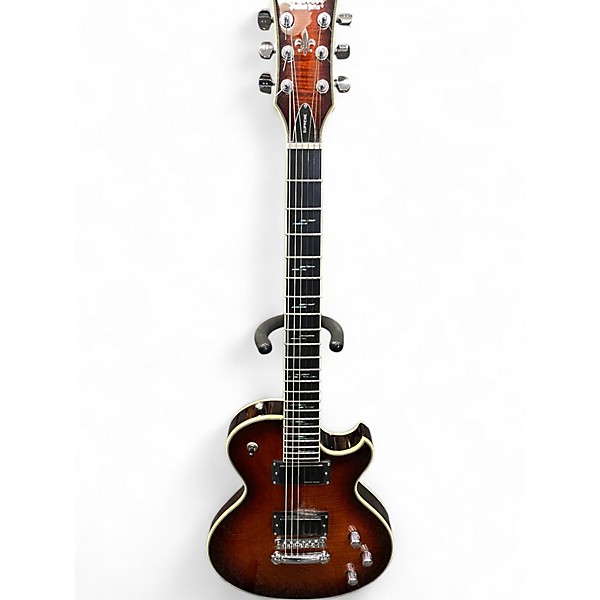 Used Schecter Guitar Research Solo II Supreme 3 Tone Sunburst Solid Body Electric Guitar