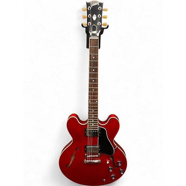 Used 2022 Gibson ES335 Cherry Hollow Body Electric Guitar
