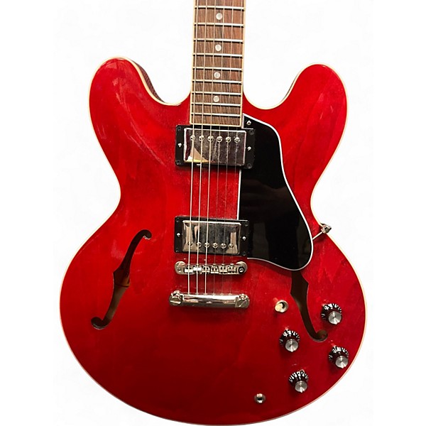 Used 2022 Gibson ES335 Cherry Hollow Body Electric Guitar
