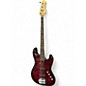 Used Lakland USA Series 44-AJ Apple Red Transparent Electric Bass Guitar thumbnail