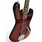 Used Lakland USA Series 44-AJ Apple Red Transparent Electric Bass Guitar