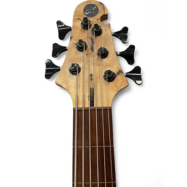 Used M-bass M3 FRETLESS Natural Electric Bass Guitar