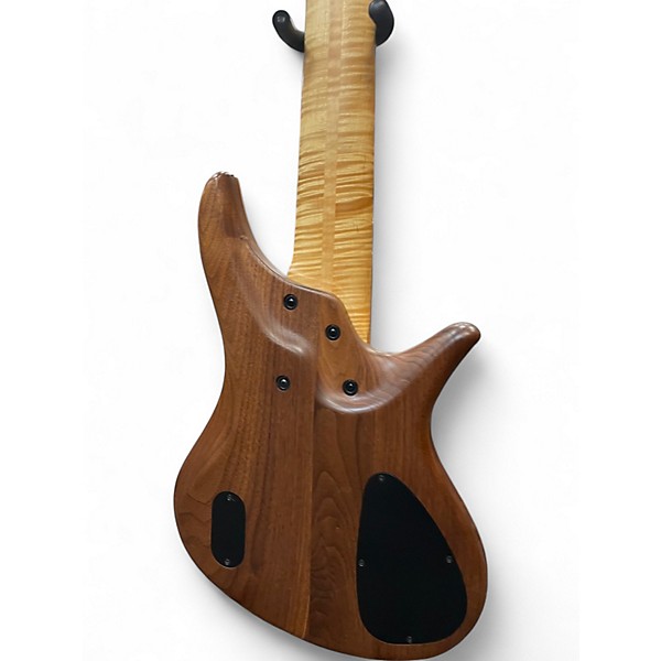 Used M-bass M3 FRETLESS Natural Electric Bass Guitar