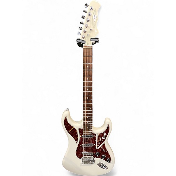 Used Burns COBRA White Solid Body Electric Guitar