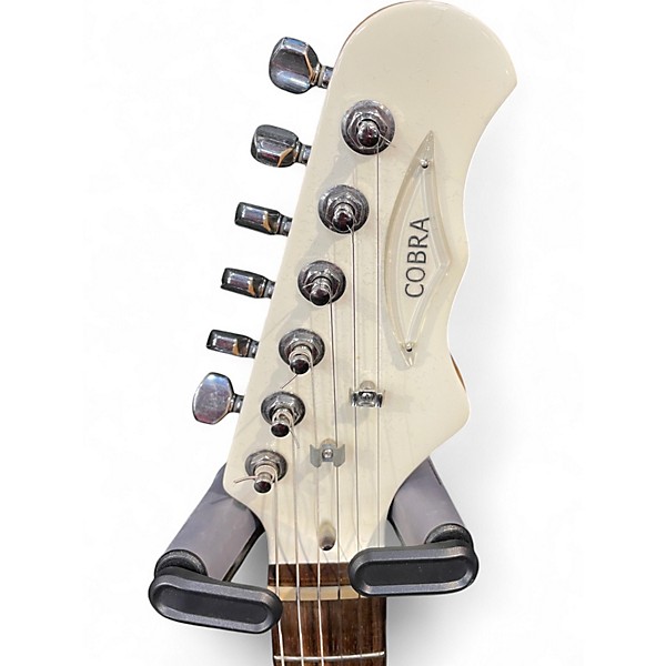 Used Burns COBRA White Solid Body Electric Guitar