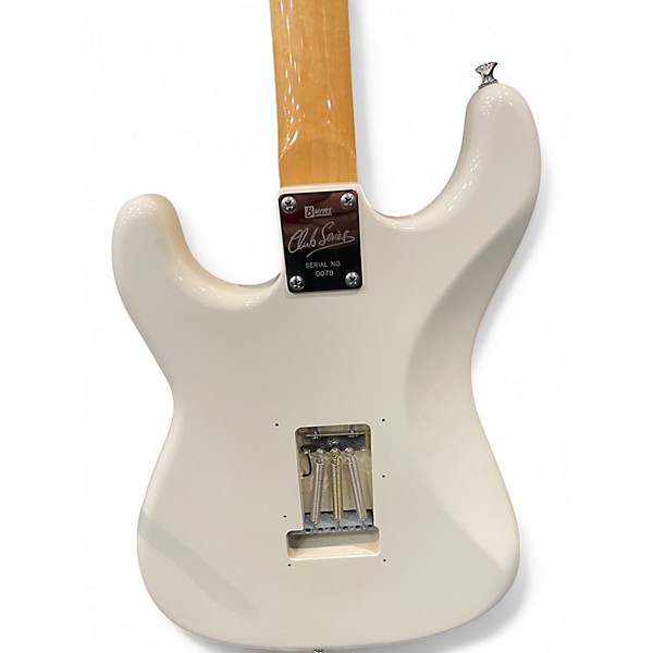Used Burns COBRA White Solid Body Electric Guitar